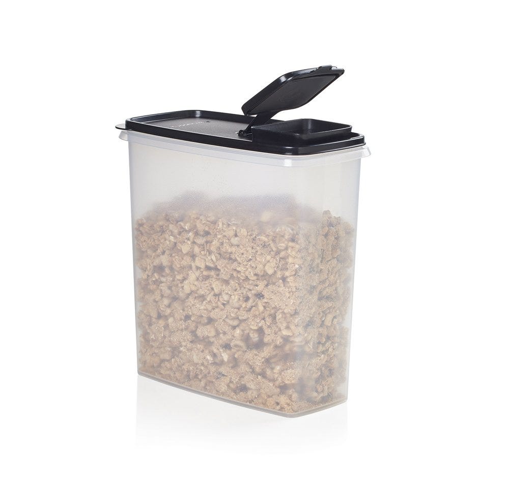 Image of Tupperware cereal container