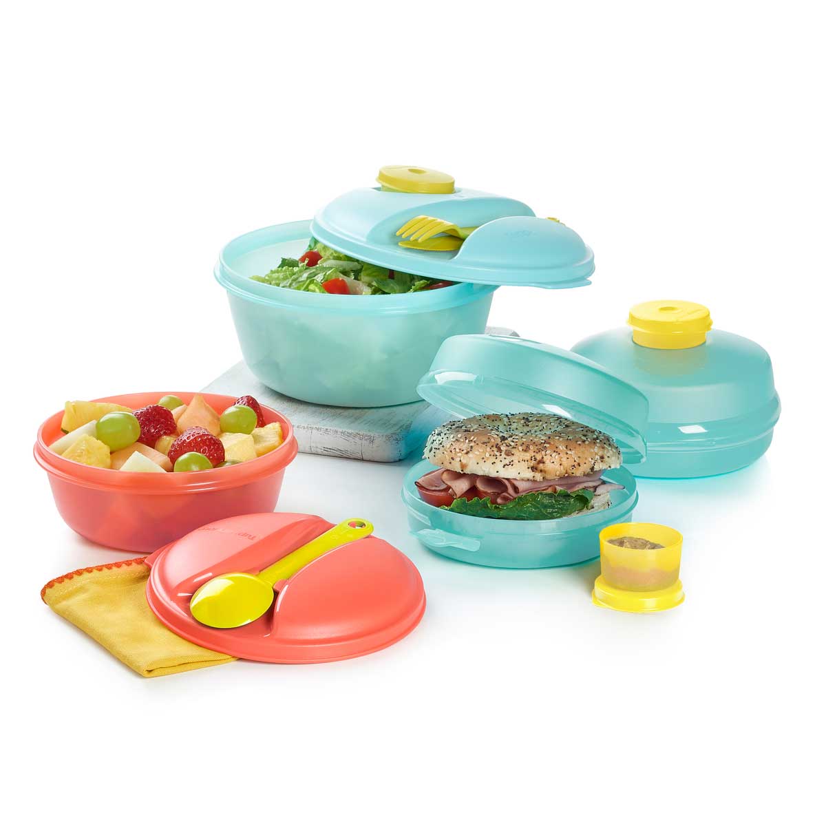 Tupperware NEW~Set of 10 Smidgets 1 Ounce Mini Containers Green 